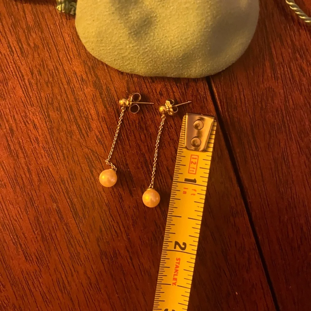 Tiffany Pearl Drop Earrings - Picture 5 of 10